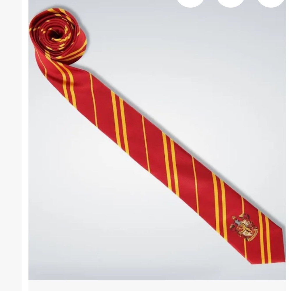 Harry Potter Gryffindor Tie Classic Stripe Necktie NWOT - Picture 8 of 8